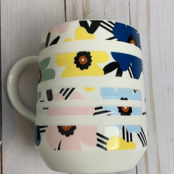 Starbucks Sakura Cherry Blossom Banded 12oz Mug Set of 2 Rare Collectible Floral - Picture 4 of 16